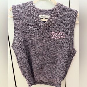 Maison kitsune knit vest